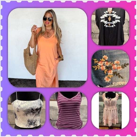 MYSTERY BOX - 2x 16w Plus Size Tops Pants Shorts Dress Swimsuit Blouse Shoes 10 - Picture 11 of 15